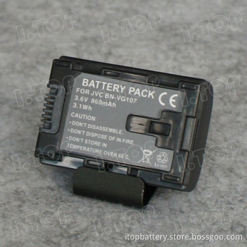 High Quality 3.6V 860mAh Digital Camera Battery for JVC BN-VG107,China Factory Price